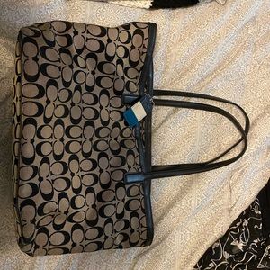 Large coach tote